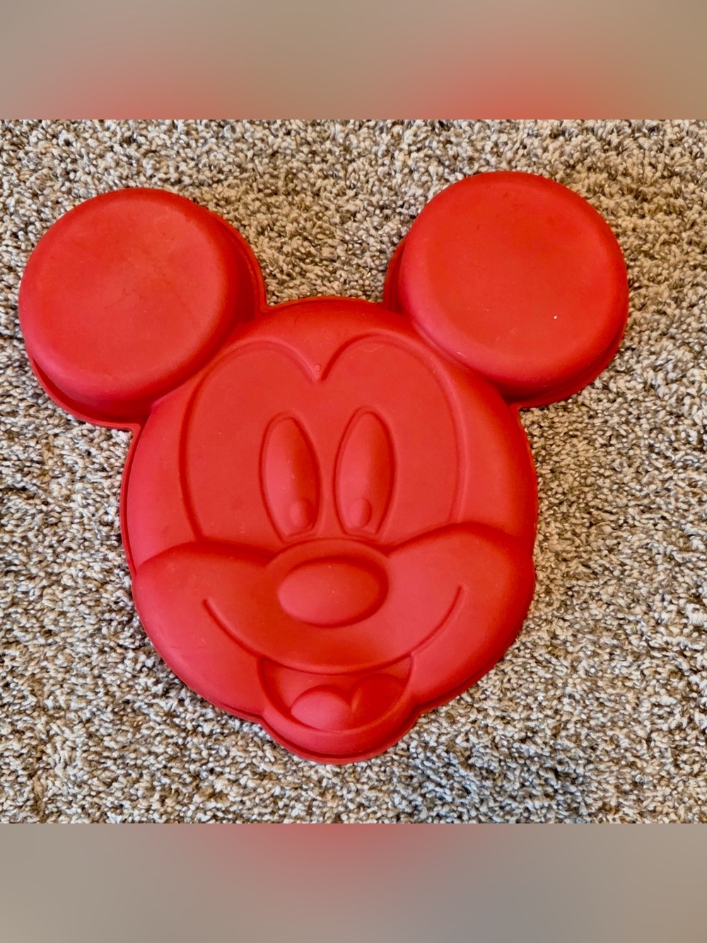 Silikomart Red Mickey Mouse Silicone Mold